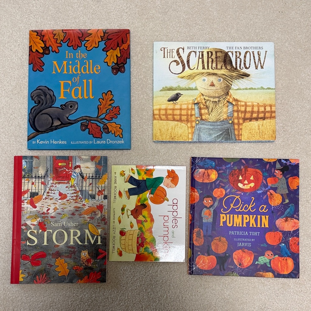 Children's Fall and Halloween Book Set